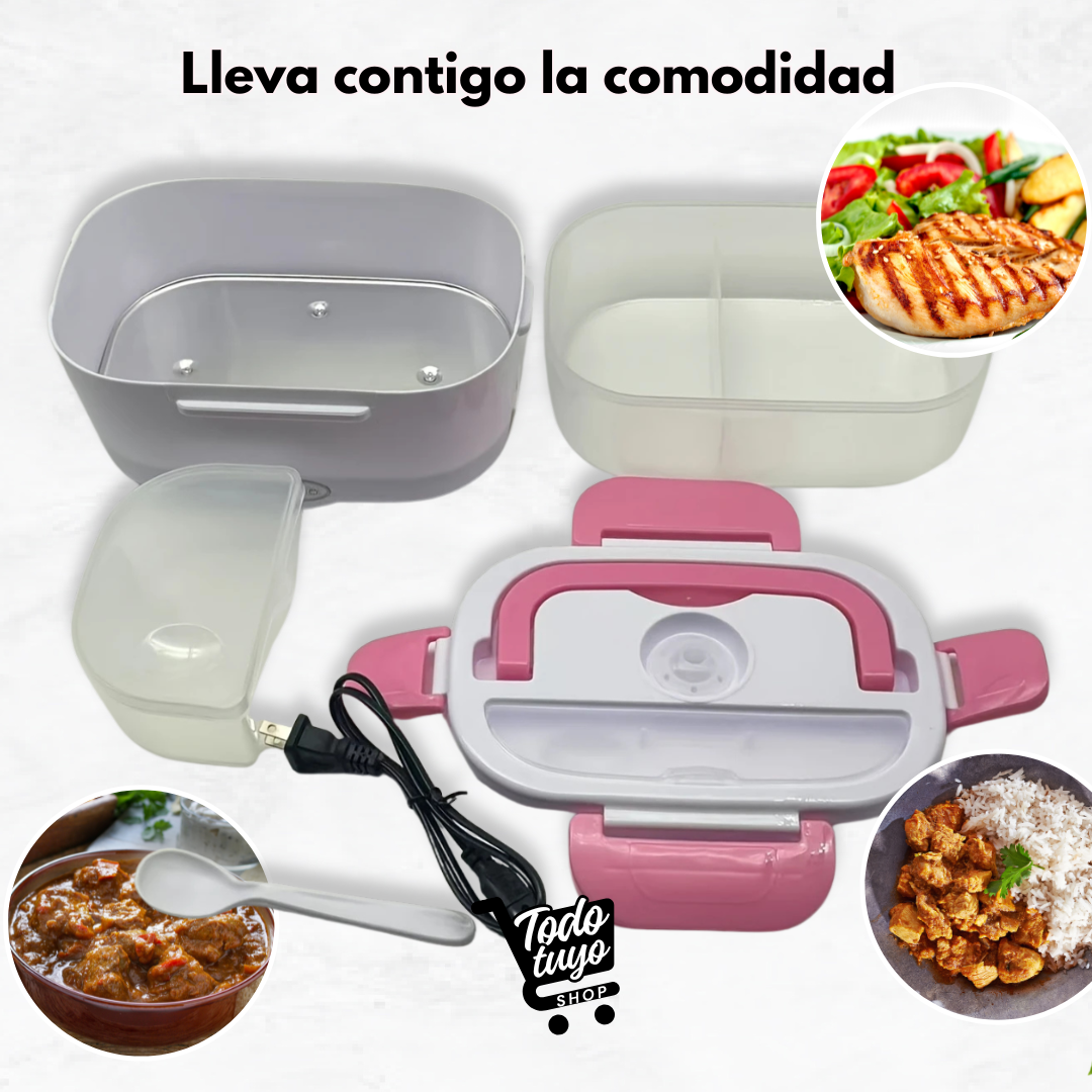 LONCHERA ELECTRICA NARANJA - PORTA COMIDA