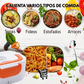 LONCHERA ELECTRICA NARANJA - PORTA COMIDA