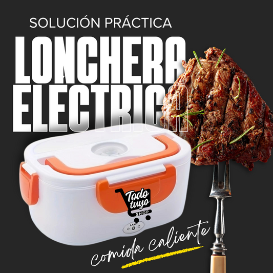 LONCHERA ELECTRICA NARANJA - PORTA COMIDA